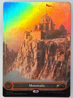Magic the Gathering - Mountain Foil 2512 Secret Lair - Image 1