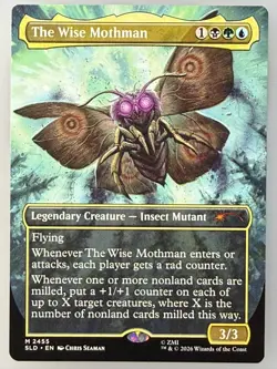 Magic the Gathering - The Wise Mothman 2455 Secret Lair - Image 1