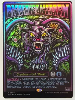 Magic the Gathering - Displacer Kitten Foil 2506 Secret Lair - Image 1
