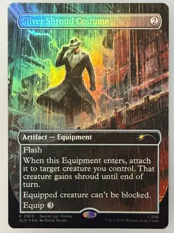 Magic the Gathering - Silver Shroud Costume Foil 915 Secret Lair - Image 1