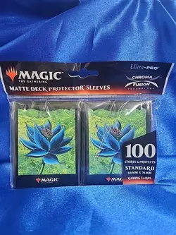 MTG Ultra-Pro Matte Deck Protector Sleeves "Black Lotus " - Image 1