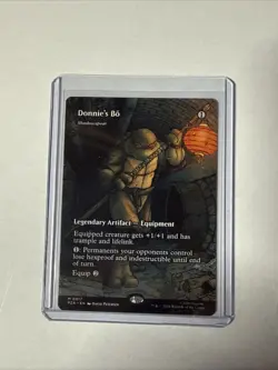 MTG Donnie's Bo - Shadowspear (Borderless) Teenage Mutant Ninja Turtles REGULAR - Image 1