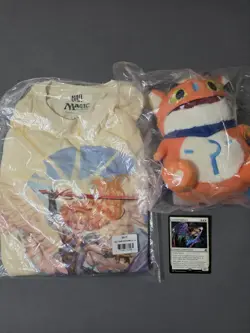 Magic The Gathering Magiccon 2025 RARE LOOT PLUSH 1200 Made, Pin And XL SHIRT - Image 1