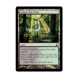 WOTC MtG Ravnica Golgari Rot Farm (C) (Foil) EX - Image 1