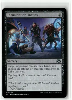 Intimidation Tactics FOIL 0092 Aetherdrift MTG NM - Image 1