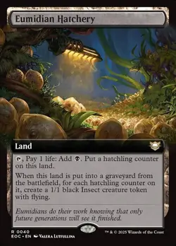 [MTG] Eumidian Hatchery (Extended Art) (0040) (EOC) NM - Image 1