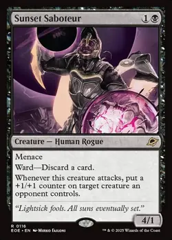 [MTG] Sunset Saboteur (Foil) (0116) (EOE) NM - Image 1