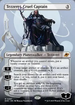 [MTG] Tezzeret, Cruel Captain (Foil) (Showcase) (0287) (EOE) NM - Image 1