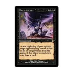 WOTC MtG Odyssey Gravestorm (R) VG - Image 1