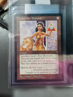 1996 MTG Magic The Gathering Mirage Lions' Eye Diamond - Image 1
