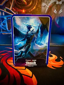 MTG Magic the Gathering: Tarkir Dragonstorm Token Set Metal Tin Set - Image 1