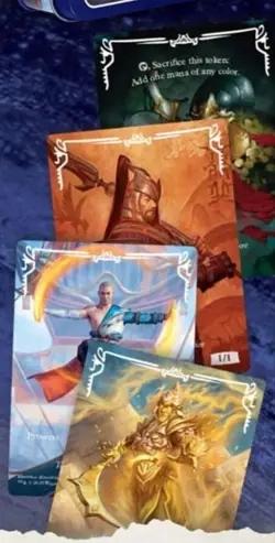 MTG Magic the Gathering: Tarkir Dragonstorm Token Set Metal Tin Set - Image 3