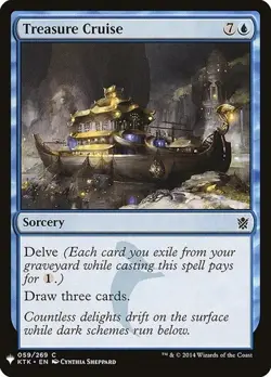 1x Treasure Cruise NM Eng MTG - The List - Image 1