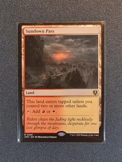 MTG Sundown Pass - Innistrad Remastered - INR - Near Mint+ - Image 1