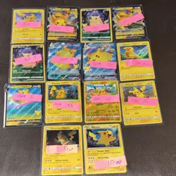 Pokemon Pikachu Basic V VMAX Card Lot 14 Promo Foil Detective Pikachu SM86 - Image 1