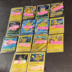 Pokemon Pikachu Basic V VMAX Card Lot 14 Promo Foil Detective Pikachu SM86 - Image 4
