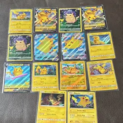 Pokemon Pikachu Basic V VMAX Card Lot 14 Promo Foil Detective Pikachu SM86 - Image 5