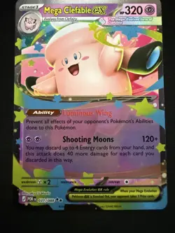 Mega Clefable ex 031/088 ME03 Perfect Order Double Rare Pokemon TCG NM - Image 1