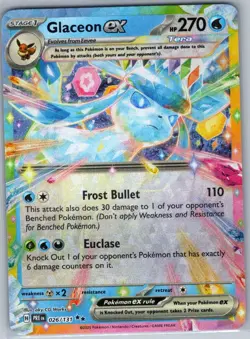 Glaceon ex - 026/131 SV: Prismatic Evolutions - Pokemon Card - NM - Image 1