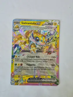 Galvantula ex 51/142 Double Rare Stellar Crown Pokemon Holo Near Mint - Image 1