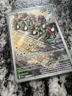 Pokemon TCG Cyclizar Card 215/182 Scarlet Violet Paradox Rift - Image 2