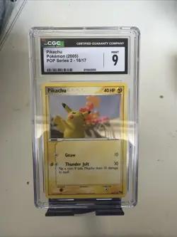 Pikachu 16/17 /POP Series 2 - CGC MINT 9-Pokemon TCG Vintage 2005 - Image 1