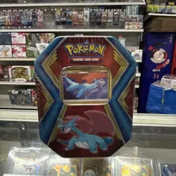 Pokemon TCG Salamence Dragons Tin w/ 10 Mini 3-Card Booster Packs - NEW/SEALED - Image 1