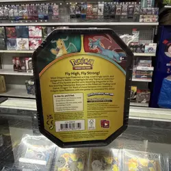 Pokemon TCG Salamence Dragons Tin w/ 10 Mini 3-Card Booster Packs - NEW/SEALED - Image 2