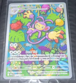 Pokemon Phantasmal Flames (PFL): Ambipom Illustration Rare Full Art Holo 107/094 - Image 1
