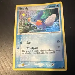 Pokemon TCG Mudkip Nintendo 018 Black Star Promo Holo 50HP English 2004 - Image 1