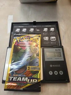 🔥💎 HEAVY Pokemon Team Up Booster Pack 7.78g ⚡ POSSIBLE HOLO 🔥 SEALED 💎🔥 - Image 1