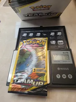 🔥💎 HEAVY Pokemon Team Up Booster Pack 7.78g ⚡ POSSIBLE HOLO 🔥 SEALED 💎🔥 - Image 3