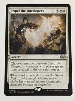 MTG Wilds of Eldraine Expel the Interlopers 0013 NM Rare - Image 1