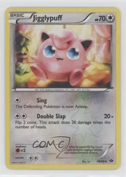 Jigglypuff Reverse Foil Pokemon Black & White Next Destinies #78 - Image 1