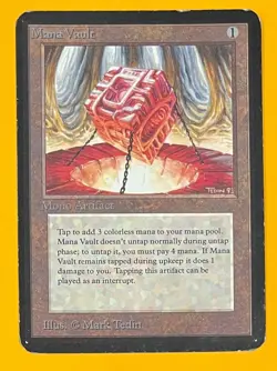 MTG MANA VAULT Alpha (OldManMTG 011-184) - Image 1