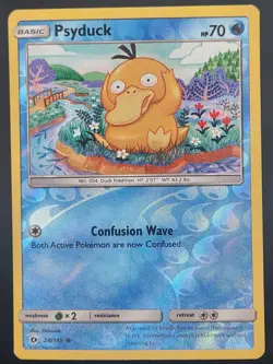 Pokemon TCG Psyduck Sun & Moon 28/149 Reverse Holo - 2017 - Image 1