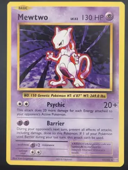 Pokemon TCG Mewtwo XY Evolutions 51/108 Regular Rare NM - Image 1