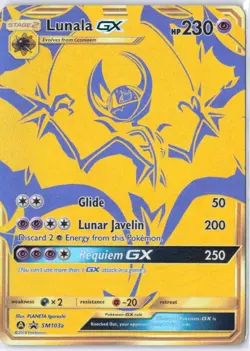 Pokemon Lunala GX - SM103A Sun & Moon Promo - Image 1