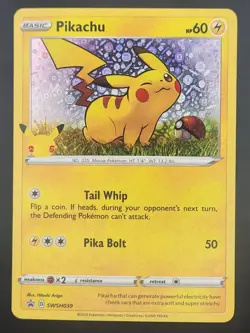 Cereal Foil Pikachu SWSH039 Holo English General Mills Pokemon Promo 25th - Image 1