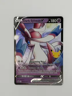 Pokemon TCG Dark Sylveon v SWSH134 Black Star Promos Celebrations Holo NM - Image 1
