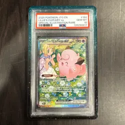2025 POKEMON JTG EN-JOURNEY TOGETHER #184 LILLIE'S CLEFAIRY EX PSA 10 - Image 1