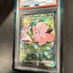 2025 POKEMON JTG EN-JOURNEY TOGETHER #184 LILLIE'S CLEFAIRY EX PSA 10 - Image 3
