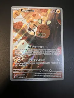 Pokemon Dedenne 093/088 POR EN Holo Basic 70 HP Thunder Shock Fairy - Image 1