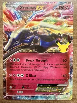 Pokemon Xerneas EX 97/146 Celebrations Classic Collection Holo NM Condition - Image 1