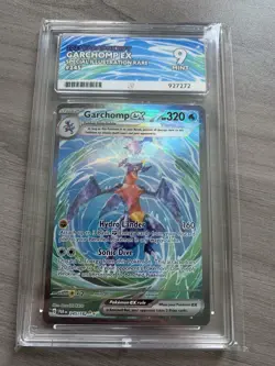 Pokemon TCG Garchomp EX 245/182 Paradox Rift Special Illustration Rare ACE 9 - Image 1