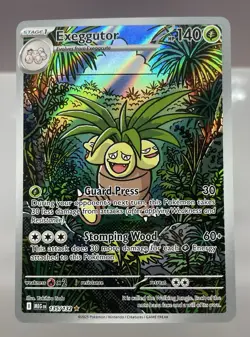 Exeggutor Holofoil Illustration Rare ME01: Mega Evolution 135/132 NM TCG Pokemon - Image 1