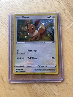 Pokemon Eevee Holo Promo Sword & Shield SWSH095 NM - Image 2