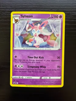 Sylveon SWSH211 SWSH: Sword & Shield Promo Pokemon Cosmos Holo - Image 1