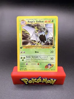 [NM/MINT] 2000 Pokemon Gym Challenge Koga's Golbat 1st Edition #46/132 - Image 1