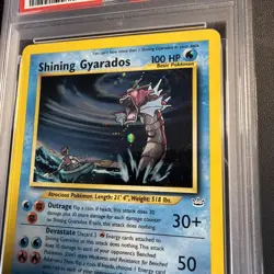 2001 POKEMON NEO REVELATION #65 SHINING GYARADOS-HOLO PSA 7 New Cert,mouth swirl - Image 3